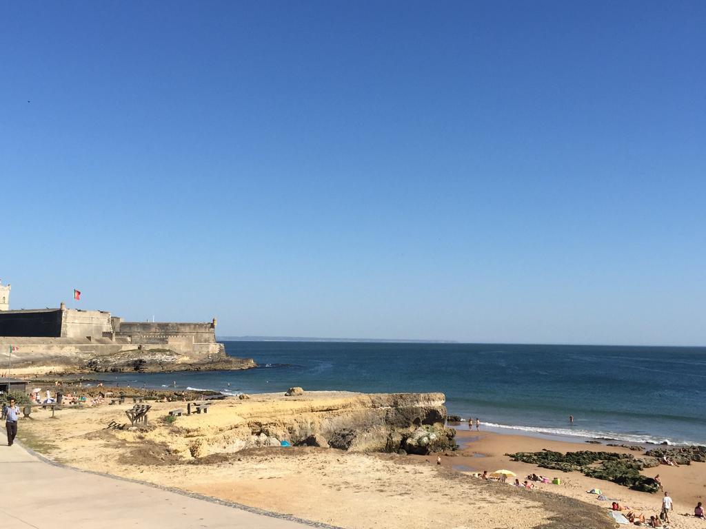 Apartamento 1 Quarto, Com Patio, Em Frente Praia Paço de Arcos Екстериор снимка
